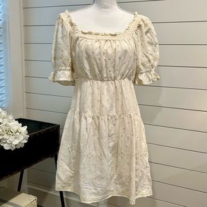 Old Navy Tiered Embroidered Dress